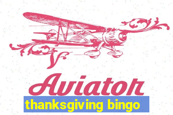 thanksgiving bingo